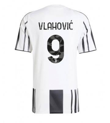 Juventus Dusan Vlahovic #9 Primera Equipación 2025-26 Manga Corta